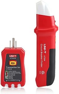 UNI-T Automatic Circuit Breaker Finder Socket Tester Adjustable Sensitivity Diagnostic Tool with LED Indicator for House Office Factory Power Network Reconstruction