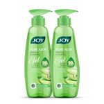 Joy Pure Aloe Vera Gel for Face & Body (600ml) with Natural Moisturisers & Pro Vitamin B5 | 99% Pure Aloe Gel for Hydrating Dry & Damaged Skin | Non Sticky & Quick Absorbing