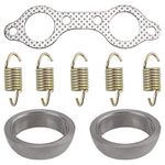 Carbbia Exhaust Gasket and Spring Rebuild Kit Compatible with Polaris Sportsman 600 2003-2006, 700 2002-2007, for Part Number 5811511, 3610047, 5250091, 7041687, 7041789