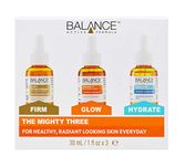 Balance Active Formula The Mighty Three (3 X 30ml) - Breakthrough Active Ingredients Visible Results. Three Targeted Serums That You Can Layer Together Or Use Individually.