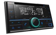 Kenwood DPX-5200BT 2-DIN CD Car Radio with Bluetooth Hands-Free Kit (Alexa Built-in, USB, AUX-In, High-Performance Tuner, Spotify Control, Sound Processor, 4 x 50 Watt, Variable Button Lighting)