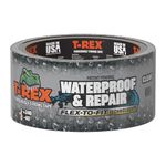 T-REX Flexible Waterproof and Pool Repair Tape - Heavy Duty Adhesive Waterproofing Tape for Repair, Leaks, Roof Patches - Extreme Weather & UV Resistance - Clear 48mm x 9.14m