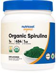 Nutricost Spirulina Powder 400 Grams - Pure Spirulina Powder; 8000mg Per Serving; 50 Servings.