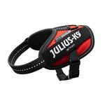 Julius-K9, 16IDC-R-B2, IDC Powerharness, dog harness, Size: Baby 2, Red