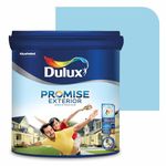 Dulux Promise Exterior Emulsion Paint (1L, Wild Blue Yonder) | Ideal for Exterior Walls | Smooth Finish | Anti-Peel & Anti-Crack | Long-Lasting Colors