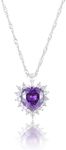 RIZILIA Ocean Heart Pendant Necklac