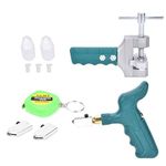 Glass Cutter Tool Kit, Tile Cutter Hand Tool Easy Glide with Hand Grip Glass Divider Breaker (2 Blades & 1M Tape Measure) for Ceramic Glass Mirror