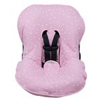 JANABEBÉ Universal Padded Cover Liner for Baby Carriers and CAR SEAT (Maxi COSI MICO, CHICCO, BRITAX, ETC) (Pink Sparkles)