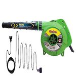 Elmico 700W Blowers for Cleaning Dust/Dust Remover/Pc Cleaner/Ac Cleaner/ 100% Copper Armature/Electric Air Blower with/Premium 10-FEET Wire Heavy Duty Guaranteed Motor Blower continuously 40 min use