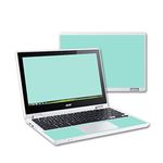 MightySkins Skin Compatible with Acer Chromebook R11 - Solid Seafoam | Protective, Durable, and Unique Vinyl Decal wrap Cover | Easy to Apply, Remove, and Change Styles | Made in The USA