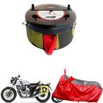 Bike Blazer® Semi-Automatic Bike Body Cover | Universal Size for all Bullet Trials 500, Royal Enfield Hunter 350, Royal Enfield Scram | All Weather Resistant Cover for Motorcycle