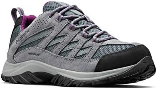 Columbia Women's Crestwood Waterproof, Graphite/Wild Iris, US 7
