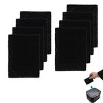 DGHOME 8Pcs Activated Carbon Odour Filter for Compost Bin, Replaceable Rectangular Compost Bin Activated Carbon Filter for Kitchen Compost Bin to Remove Odors