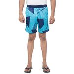 DSC DSCS108 Shorts, Large (Turquoise/Navy)