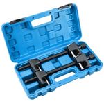 BOOMSTART 2Pcs Coil Spring Compressor Macpherson Strut Clamps Suspension of Car Truck Garage Tool Automotive Tool (Blue)