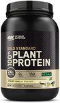 ON Gold Standard 100% Plant Protein | Vegan Protein Powder | 24g Protein, 9 Essential Amino Acids, Sugar Free | Gluten Free, No Artificial Colours, Flavours, or Sweeteners | 1.63LB, 20 Servings (Vanilla)