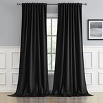 DUALIFE Black Out Curtain Drapes 10