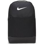 Nike DH7709-010 Nike Brasilia 9.5 Sports backpack Unisex BLACK/BLACK/WHITE, M, 24L