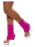 Forum Novelties Neon Leg Warmers, Pink, One Size