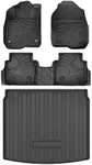 Floor Mats & Cargo Liner for 2025 2024 2023 Honda CR-V (Non-Hybrid), TPE Custom Fit All Weather CRV Front Rear Row Floor Liners Trunk Mat, Automotive 1st & 2nd Row Car Mats Full Set Accessories, Black