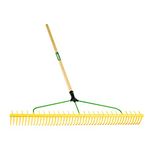 PDL – Pegdev- Carters Professional 48-Tooth Landscaping Rake: Heavy Duty Lightweight, for Ground Care in Tough Environments. Soil, Grass, Sand, Leaves.