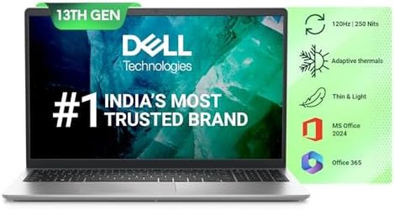 Dell Inspiron 15-3530 Laptop - 15.6 inch FHD, 13th Gen Intel Core i7-1355U, 16GB DDR4 RAM, 512GB SSD, Backlit Keyboard, Windows 11 Home, Platinum Silver, 1.62 Kg, 1 Year Onsite Hardware Service