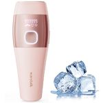 Wavytalk Laser Hair Removal Device,Painless Ice Cooling IPL Hair Removal,Max 24J High Energy Hair Removal Machine for Face Bikini Line Armpit Leg Back,Corded (Pink)