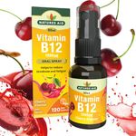 Natures Aid Vitamin B12 Daily Oral Spray 30ml - Natural High Strength 1000μg Supports Energy Tiredness Fatigue Healthy Immune Nervous System - Pill Tablet Capsule Free Liquid Supplement 4-Month Supply