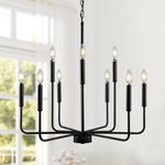 Black Chandelier, Modern Farmhouse 