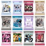 Thepaper9store Pack of 12 - K-pop Music Album Art Wall Posters 8.2x11.8 inch Adhesive Tape Attached Wall Decor Posters, Music Posters, Wall Art For Bedroom, Living room, Office (K-pop)