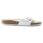 Birkenstock MADRID Birko-Flor, Men's Sandals, White (Weiß), 8 UK (42 EU)