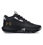 Under Armour Adult UA Lockdown 6 Basketball Shoes - Black/Gold - 3025616-003