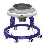 StarAndDaisy Baby Walker for 6 to 24 Months/Walker for Baby/Kids with 360° Rotational Wheels & Padded Seat, with Adjustable Height for Boys & Girls -Blue