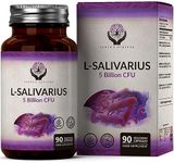 EN Lactobacillus Salivarius Probiotic | 90 High Strength Lactobacillus Salivarius Capsules - 5 Billion CFU L Salivarius Probiotics per Capsule | Non-GMO, Gluten & Allergen Free | Made in The UK