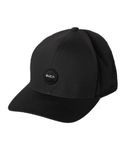 RVCA Men's Flex Fit Hat, Seasons Flexfit/Black 223, Large-X-Large