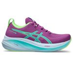 ASICS Women's Gel-Nimbus 26 LITE-Show Running Shoe, 8, LITE-Show/Illuminate Green