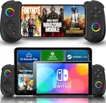 MAJESTECH NEW D8 Mobile Gaming Controller for iPhone/Android/iPad/Tablet, Play Xbox Cloud, Playstation Remote Play, Steam/PC, Switch! RGB Hall Joystick/Trigger Wireless Bluetooth Phone Game Controller