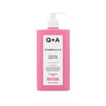 Q+A Vitamin A.C.E Cleansing Shower Oil for Nourishing Body Care, a blend of vitamin-rich Fruit Extracts and Oils, plus a Superfood Complex supporting skin barrier with an ultra-gentle cleanse, 250ml