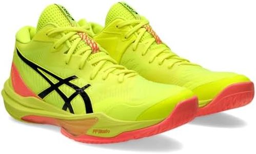 ASICS Mens Sky Elite FF MT 3 Paris Safety Yellow/Black Volleyball Shoes - 8 UK (1051A084.750)