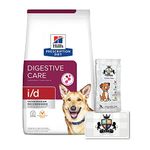 AETN Creations I/D Digestive Care Diet Canine Chicken Flavour 1.5kg, Highly-Digestible Complete Balanced Food For Adult Dogs and AETN Creations Jerky Treat
