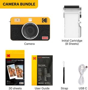 Kodak Mini Shot 2 Retro Instant Camera Printer – White
