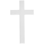 Unomor Wooden Craft Large Wooden Crucifix Baptism Decorations Wooden Crucifix Wall Hanging Bathroom Decorations Jesus Ornaments Tabletop Decor Wall Decoration White Desktop