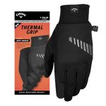 Callaway Golf Thermal Grip Cold Weather Golf Gloves (2 pack) 2023, Black