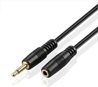 TNP 3.5mm Mono Extension (25FT) - 12V Trigger, IR Infrared Sensor Receiver Extension Extender, 3.5mm 1/8 TS Monaural Mini Mono Audio Plug Jack Connector Male to Female Cable Wire Cord