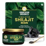 Himalayan Organics Pure Shilajit Resin to Boost Performance,Power, Stamina, Endurance, Strength With Fulvic Acid & 85+ Trace Minerals Complex for Energy,Maximum Potency I - 25g