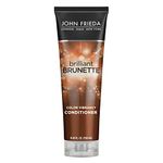 John Frieda Brilliant Brunette Shine Release Moisturizing Conditioner for All Shades, 8.45 oz