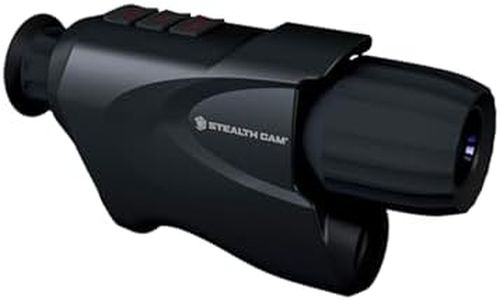 Stealth Cam Digital Night Vision Monocular with Intergrated IR Filter For Day Use, Unisex Adulto, Negro, Talla única