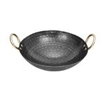 RBY Iron Hammered Kadai Handmade Useful for Frying and Cooking | Free Stainless Steel Scrubber (1.5 LTR)
