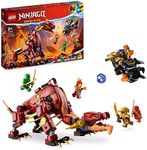 LEGO® NINJAGO® Heatwave Transforming Lava Dragon 71793 Building Toy Set,Dragons Rising Series Set with Mythical Creature Figure, Plus Kai & Lloyd Minifigures