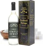 Liquid Alchemist Simple Syrup for Cocktails - Real Ingredients Make our Simple Sugar Syrup the Perfect Old Fashioned Mix - Our Natural Simple Syrup for Drinks is Non-GMO Gluten Free & Vegan (25 oz)